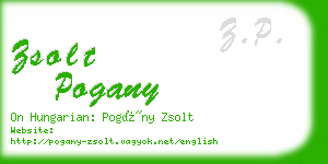 zsolt pogany business card